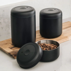 Fellow Atmos Vacuum Canister Matte Black